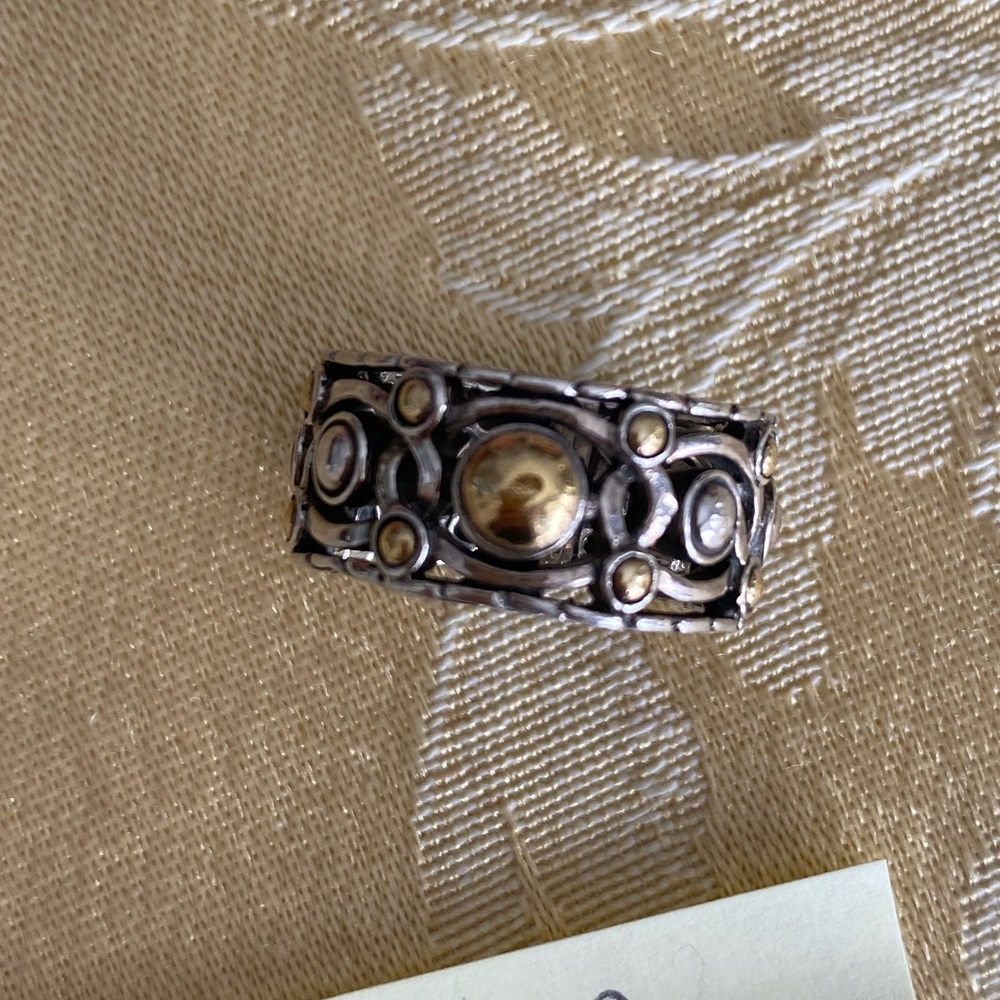 John Hardy Palu Bulan sz 7 ring 925 22k